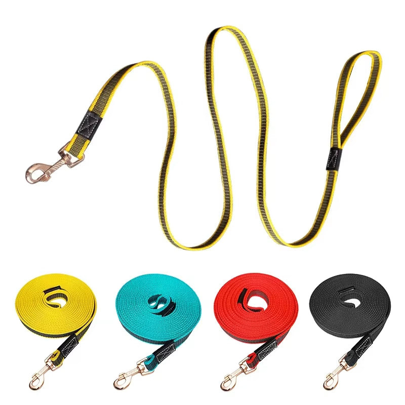 Long Dog Leash 1.5M/2M/3M/5M Big Large Pet Training Lead Rope Non Slip Walking Strap Durable Leashes Accessories Correa Perro