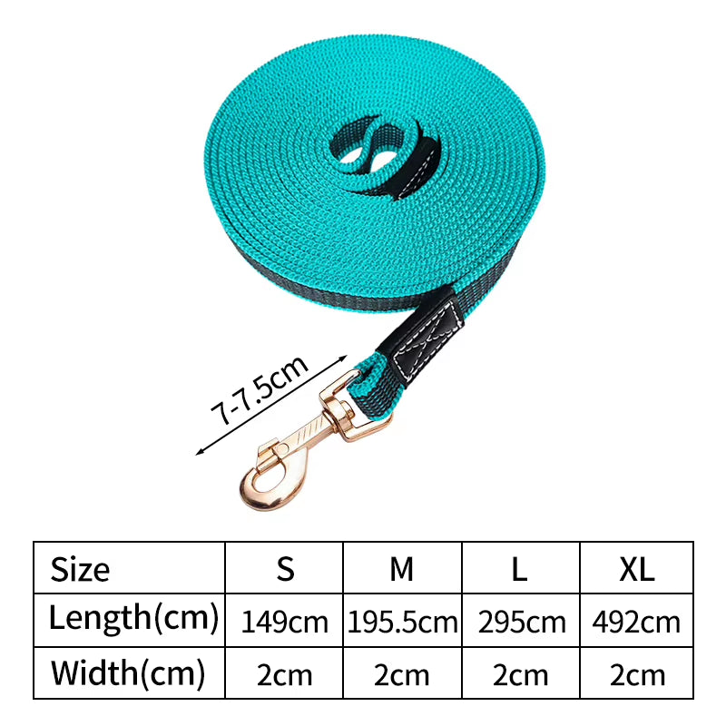 Long Dog Leash 1.5M/2M/3M/5M Big Large Pet Training Lead Rope Non Slip Walking Strap Durable Leashes Accessories Correa Perro