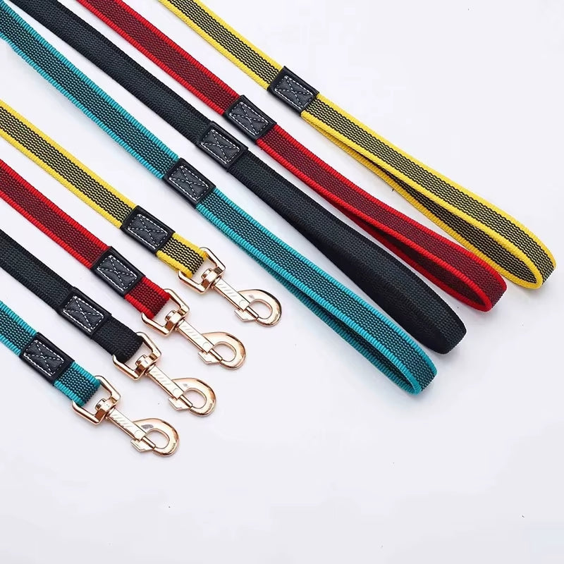 Long Dog Leash 1.5M/2M/3M/5M Big Large Pet Training Lead Rope Non Slip Walking Strap Durable Leashes Accessories Correa Perro